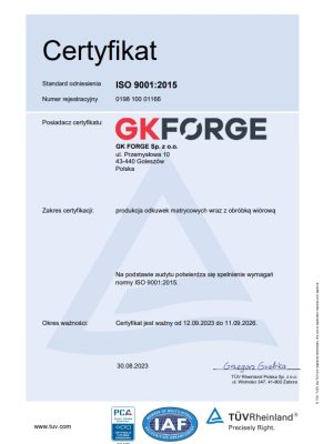 Certyfikat ISO 9001-2015v3
